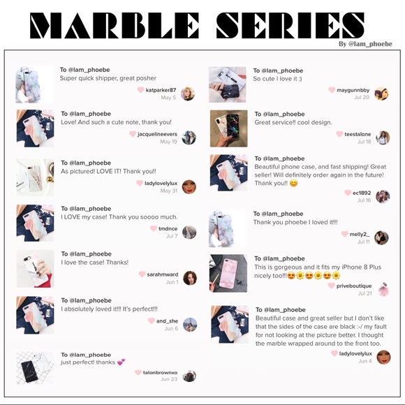 [NEW] 7/8/7+/8+ iPhone Glossy Blue Marble case - Picture 7 of 7